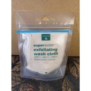 Earth Therapeutics Super Loofah Exfoliating Wash Cloth- NIP